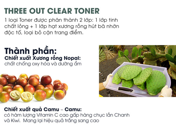 Thành phần nước hoa hồng Goodndoc Three Out Clear Toner